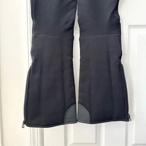 Ellesse Vintage Made Italy Black Suspenders Snow Winter Ski Overalls Bib US 10