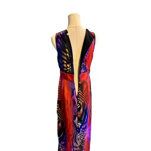 Boston Proper - Multicolor Slide Slit Maxi Dress Sz 6