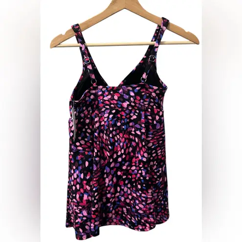 Swim Solutions Bow Front Swim Dress Pink Size 8