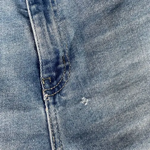 BDG Urban Outfitters Girlfriend High Rise Cropped Jeans Light Wash Size 24 Blue