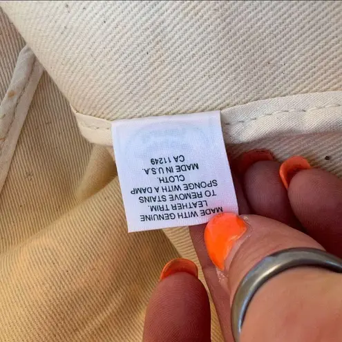 Laura Ashley Vintage 90s floral paisley canvas duffel tote bag