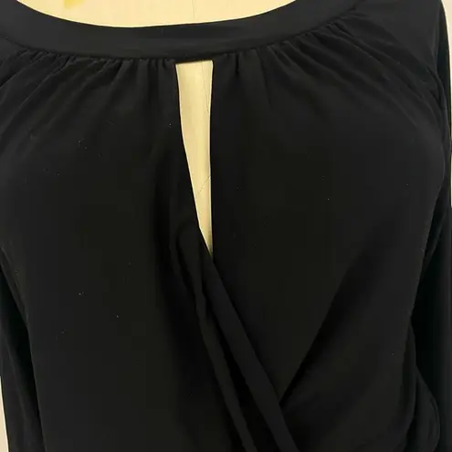 ABS Allen Schwartz Black ABS by Allen Schwartz wrap dress S