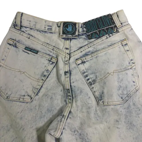Body Glove Acid Wash Jeans Vintage High Waist Denim 90s Grunge 28x32*