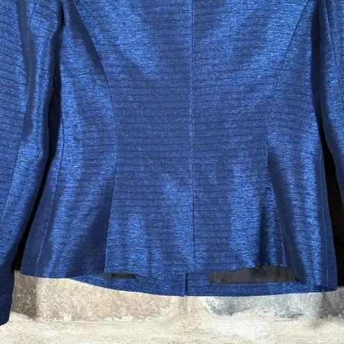 Jones Studio  Separates Blue Blazer Woman's 4 Black Buttons Career Corpcore Party