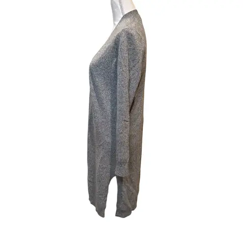 AllSaints Halo Cardigan Gray Open Front Longline Sweater Women's Size 6