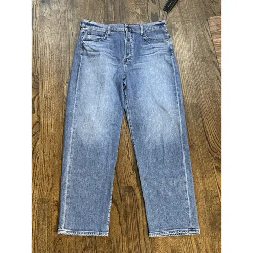 Veronica Beard Blake Classic Straight High Rise Jeans In Amethyst Size 32