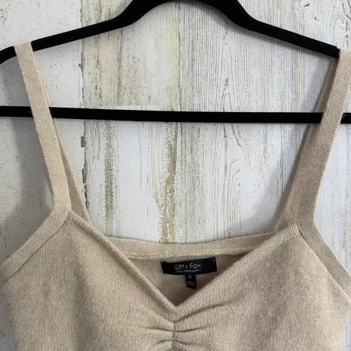 *Witty Fox Cozy Cropped Sweater Junior XL Summer Lightweight Y2K Beach Trendy Size undefined