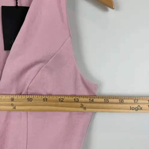 NBD  Revolve Dries Mini Dress Women's XS Ballet Pink Asymmetrical Hem Party NWT