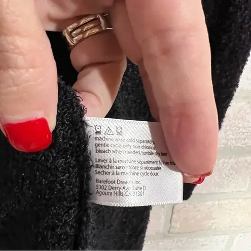 Barefoot Dreams Bamboo Chic Lite Calypso Purple Ombré Wrap Sweater Size S/M