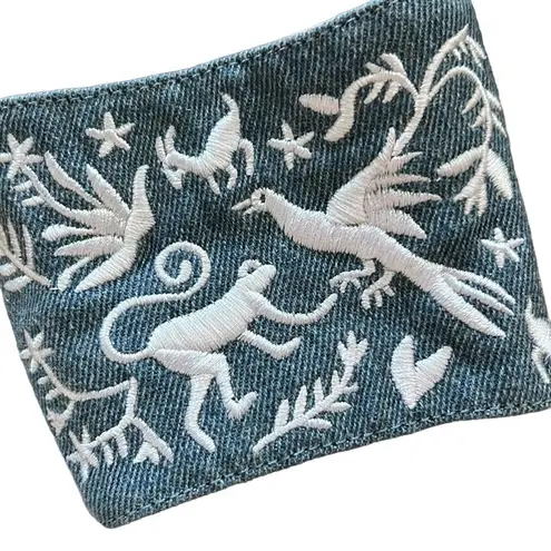 Soludos x Anthropologie mules embroidery monkey 9.5