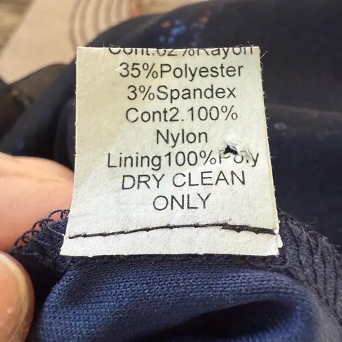 Bailey 44 Navy blue Sequin Mini Dress XS