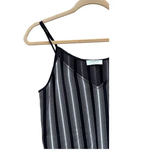 Babaton Aritzia Black and White Stripe V Neck Cami Tank Top Small