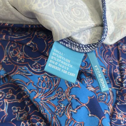 J. McLaughlin Blue Printed Sheath Dress