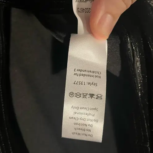 Weissman 13577 Cherry Wine Black Sequin Mock Neck Maxi Dance Dress MA Medium