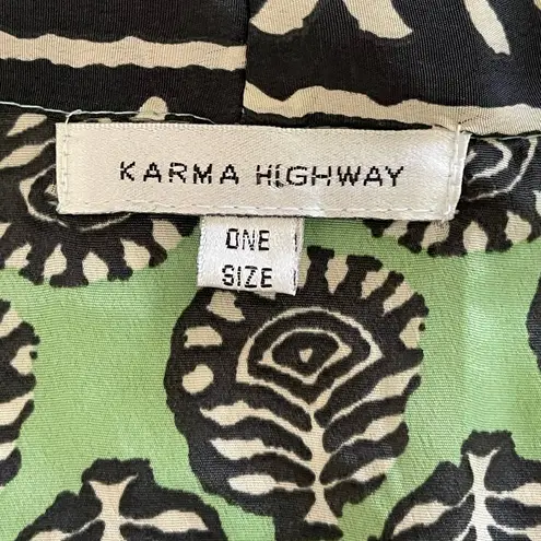 Karma Highway Kimono size One Size Green
