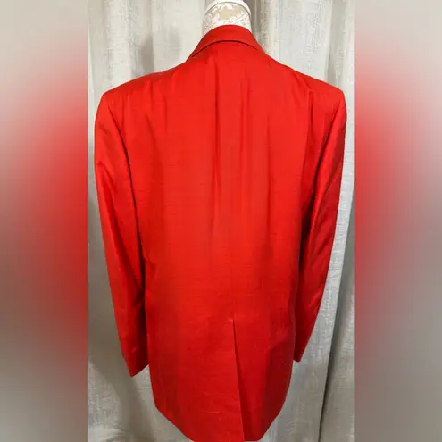 Vintage Red Silk