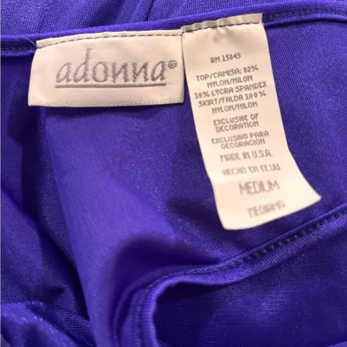 Vintage 90s Purple Nightgown With Sheer Lace Bodice size Medium