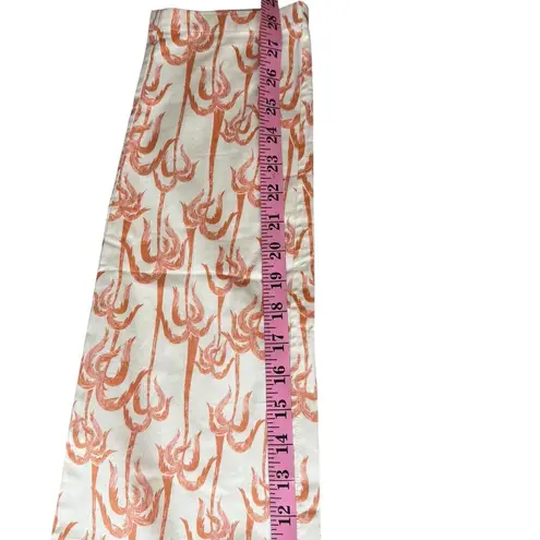 Scotch & Soda Slim Fit Chino Bell, Palm Tree Print, Size 27/32 in Pink Size 4 - Image 5