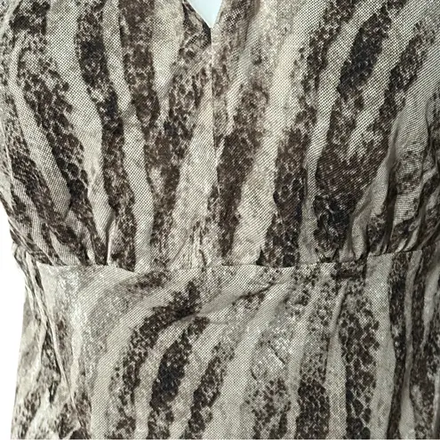 Dana Buchman  3/4 Length Top, Animal Design Size Small