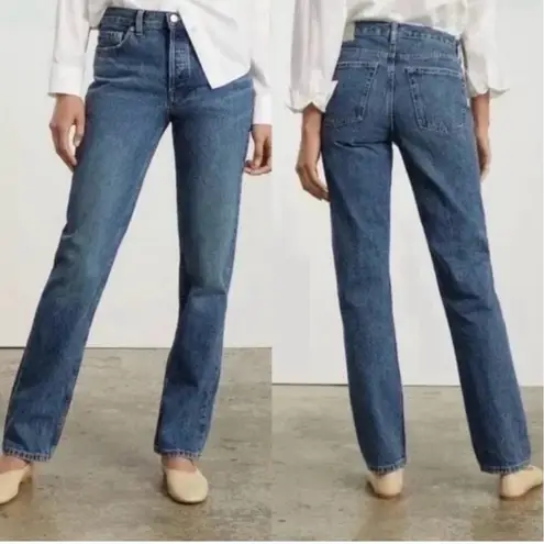 Everlane  The Everybody Jeans High Rise Size E6 Short Loose Fit Unisex 32x30.5