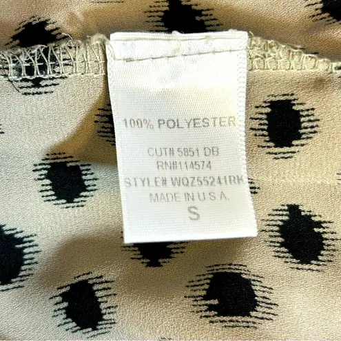 Pleione Black and Tan Tank Top Size S