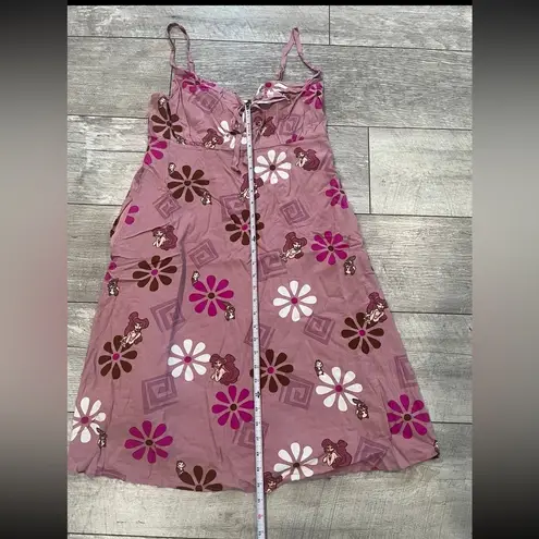 Her Universe Disney Hercules Floral Meg Allover Print Slip Dress