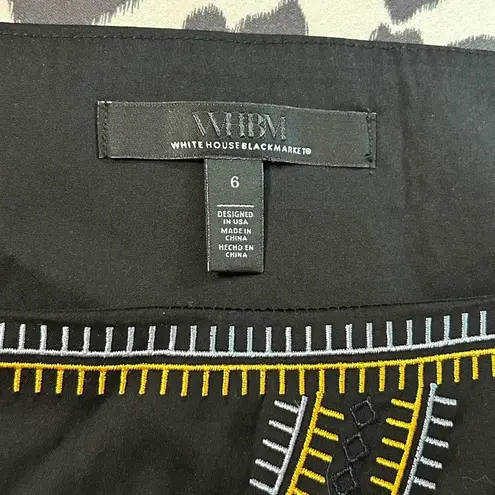 White House | Black Market WHBM- Sleeveless Embroidered Peplum Top – WHBM Size 6