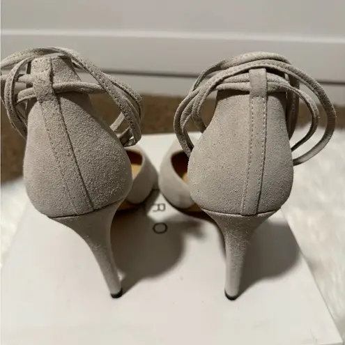 IRO PARIS Mifal Suede Pointed Toe Ankle Tie Pumps 40