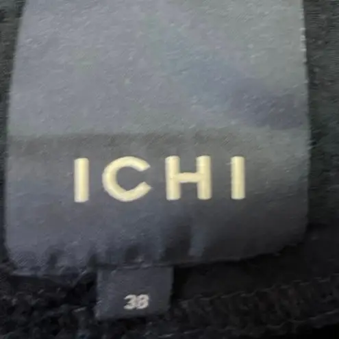 Ichi Dakori Black Textured Studded Spiked Short Sleeve Mini Shift Dress Size M Size M