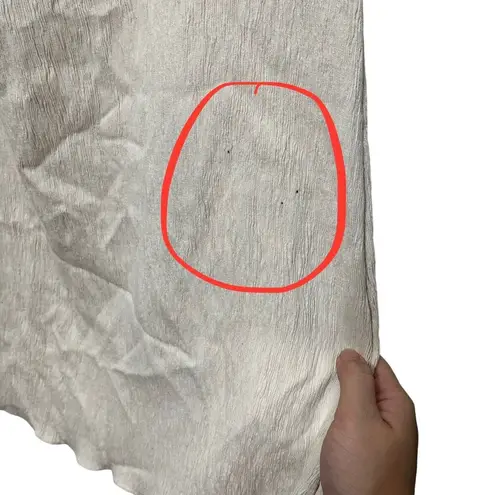 Johanna Ortiz Sea Island Dress Women’s Size 6 One Shoulder Midi Convertible Flaw