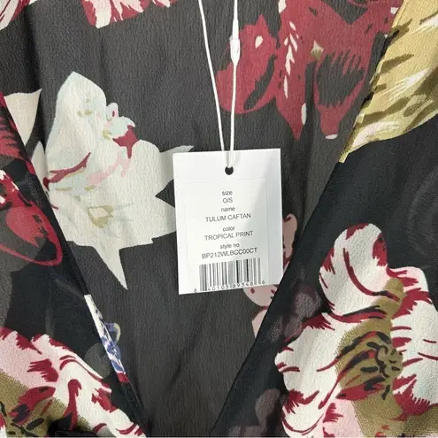 Walter Baker Tulum Tropical Print Caftan Beach Cover up One size