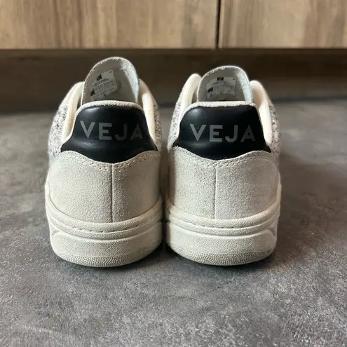 VEJA V-10 Flannel Sneakers Snow/Black Size EU 37 US 6
