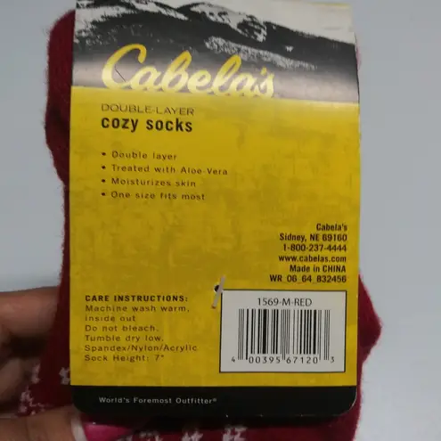 Cabela's Cabela’s Women's Double Layer Home Socks with Aloe Vera Cozy Holiday Size OS - Image 2