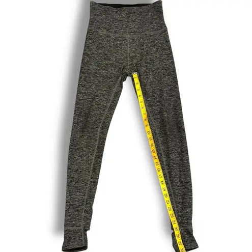 Beyond Yoga Spacedye Heather Gray High Waisted Stirrup Legging Dance Barre Small