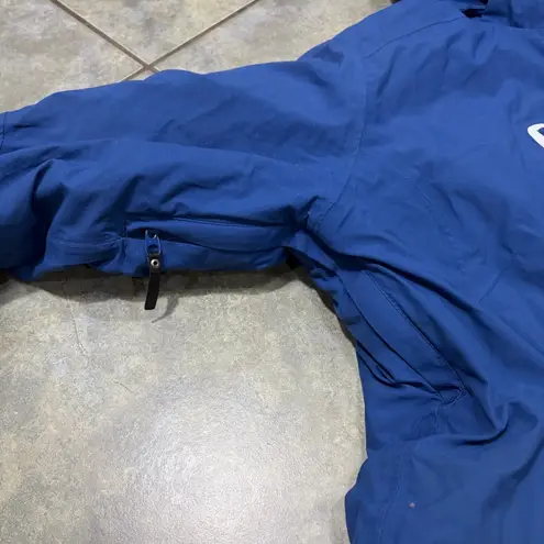 Helly Hansen Womens Motion Ski Jacket Blue SZ L Insulated Performance Gorpcore