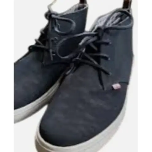 Ben Sherman Size 10.5 Chukka Print Lining Sneakers Stylish Casual Shoes Navy Blue