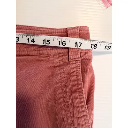 Boden USA Boden Pink Corduroy Jogger Pants Elastic Waist Ankle Cuff Women's Size 10L