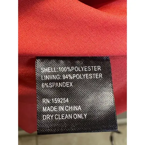 Toccin Women's T412S21S834 Size Medium Bias Skirt NWT Midi geometric Red