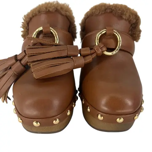 Ulla Johnson Vera Tassel Clogs in Brown