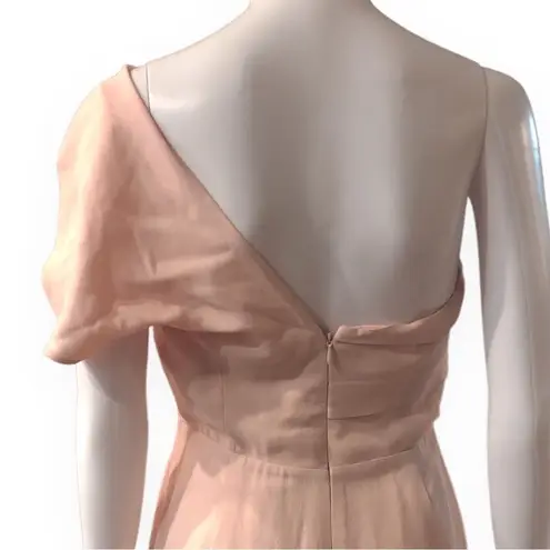 Reiss NWT - - One Shoulder Pink Dress - 6