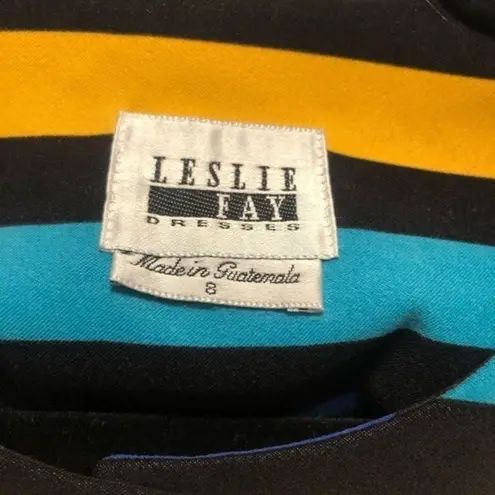 Leslie Fay Vintage Rainbow Blazer