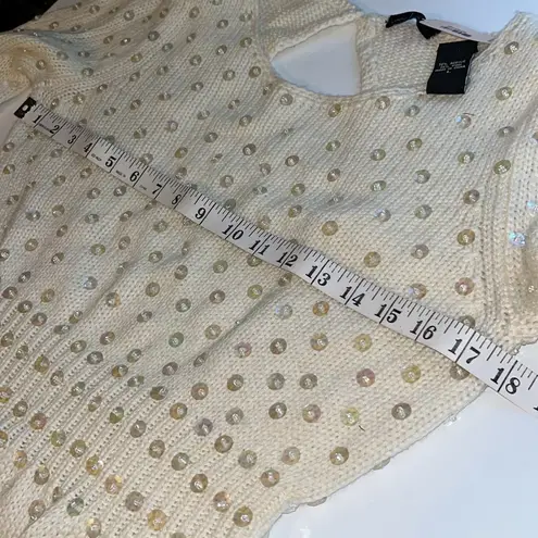 Deadstock Victoria’s Secret Moda International sequin sweater New with tags nwt Size L