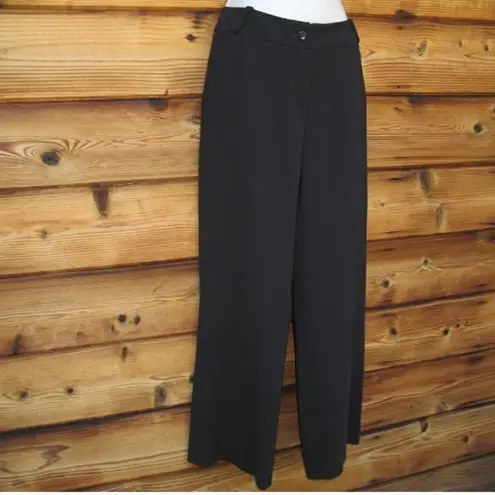 Armani Collezioni Black Silk Blend Pants