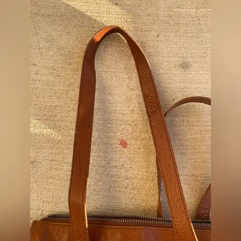 Spikes and Sparrow Leather Boho Shoulder Bag Tan