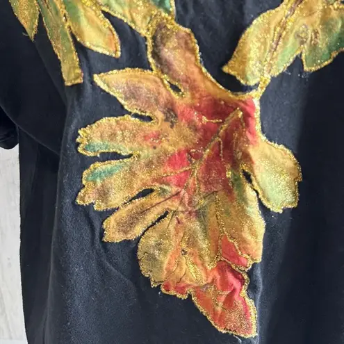 Vintage Leaf Appliqué Fall T