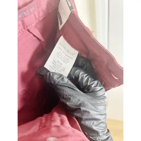 Judy Blue Malia High Waist Size 29/9 Straight Jeans New Merlot Burgundy