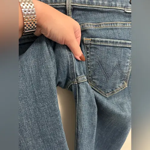 MOTHER The Runaway Step Fray in Keeping Love Alive size 24 (0) Blue