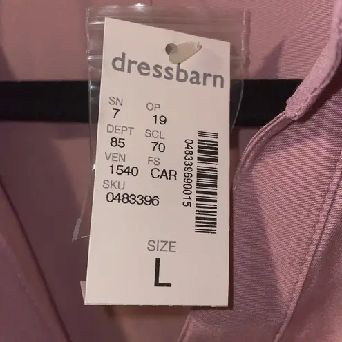 Dress Barn Pink  button up