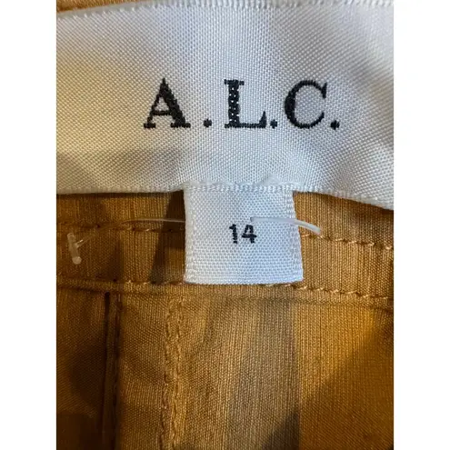 ALC Frank A.L.C. GILLIAN / WOMEN / JUMPSUITS / SHORT COLOR GOLDENROD size 14