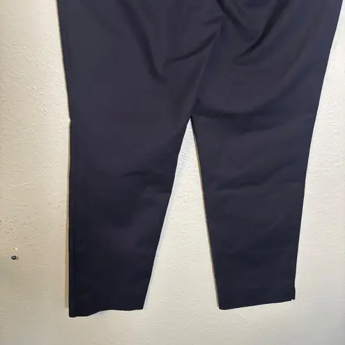 NWT Boden Mayfair 7/8 Straight Leg Trouser Navy Blue Size 6 Preppy Office Career